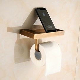 Toilet Paper Holders, 1 pc Contemporary Brass Toilet Paper Holder Bathroom