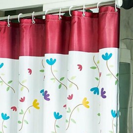 Shower Curtains, 1pc Shower Curtains Modern PEVA Bathroom