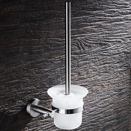Toilet Brush Holder, 1 pc Modern Contemporary Stainless Steel Toilet Brushes & Holders Bathroom
