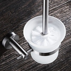 Toilet Brush Holder, 1 pc Modern Contemporary Stainless Steel Toilet Brushes & Holders Bathroom