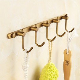 Robe Hooks, 1 pc Antique Brass Robe Hook Bathroom