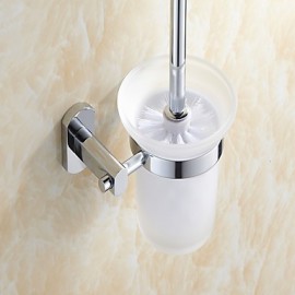 Towel Bars, 1pc High Quality Modern Metal Toilet Brush Holder Wall Mounted