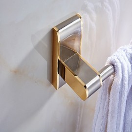 Towel Bars, 1pc High Quality Neoclassical Metal Towel Bar Wall Mounted