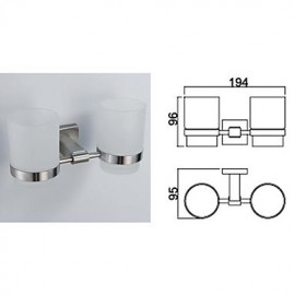 Toothbrush Holder, 1pc Removable Contemporary Stainless Steel Toothbrush Holder