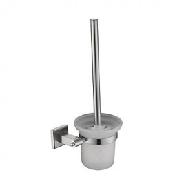 Toilet Brush Holder, 1 pc High Quality Stainless Steel Toilet Brush Holder Bathroom