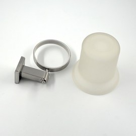 Toilet Brush Holder, 1 pc High Quality Stainless Steel Toilet Brush Holder Bathroom