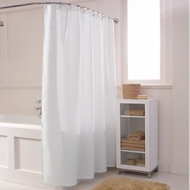 Shower Curtains Neoclassical Polyester Geometric Machine Made