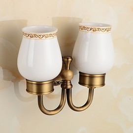 Soap Dishes, 1 pc Neoclassical Brass Toothbrush Holder Bathroom