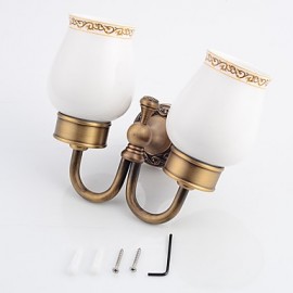 Soap Dishes, 1 pc Neoclassical Brass Toothbrush Holder Bathroom