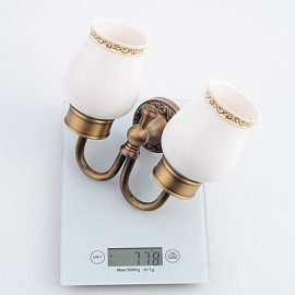 Soap Dishes, 1 pc Neoclassical Brass Toothbrush Holder Bathroom