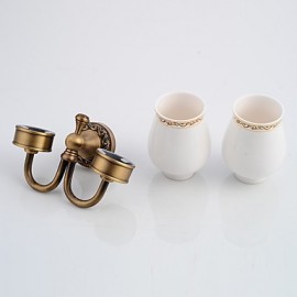 Soap Dishes, 1 pc Neoclassical Brass Toothbrush Holder Bathroom