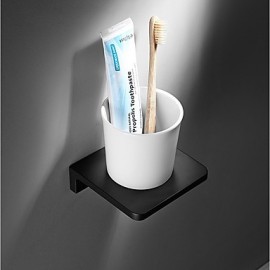 Toothbrush Holder, 1pc High Quality Modern Metal Toothbrush Holder Wall Mounted