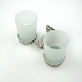 Toothbrush Holder, 1 pc Modern Contemporary Stainless Steel Toothbrush Holder Bathroom