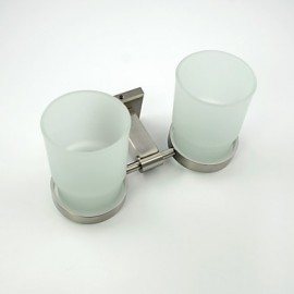 Toothbrush Holder, 1 pc Modern Contemporary Stainless Steel Toothbrush Holder Bathroom