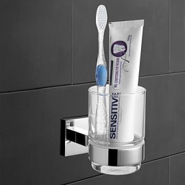 Toothbrush Holder, 1pc High Quality Contemporary Brass Toothbrush Holder