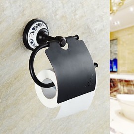 Toilet Paper Holders, 1pc High Quality Neoclassical Brass Toilet Paper Holder Wall Mounted