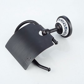 Toilet Paper Holders, 1pc High Quality Neoclassical Brass Toilet Paper Holder Wall Mounted