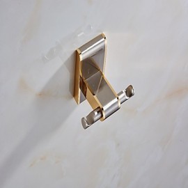 Towel Bars, 1pc High Quality Neoclassical Metal Robe Hook Wall Mounted