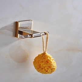 Towel Bars, 1pc High Quality Neoclassical Metal Robe Hook Wall Mounted