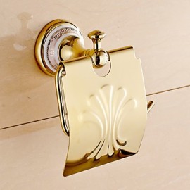 Toilet Paper Holders, 1 pc Contemporary Brass Toilet Paper Holder Bathroom
