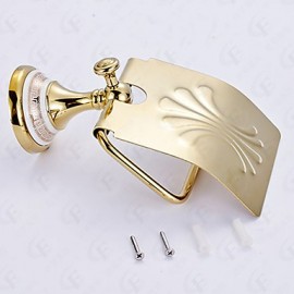 Toilet Paper Holders, 1 pc Contemporary Brass Toilet Paper Holder Bathroom