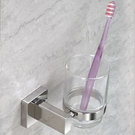 Toothbrush Holder, 1 pc Contemporary Brass Toothbrush Holder Bathroom