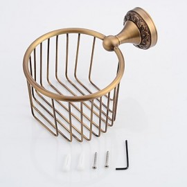 Robe Hooks, 1 pc Contemporary Brass Toilet Paper Holder Bathroom