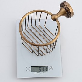 Robe Hooks, 1 pc Contemporary Brass Toilet Paper Holder Bathroom