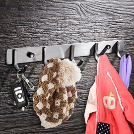 Robe Hooks, Modern Robe Hook Stainless Steel Solid Color Rectangle