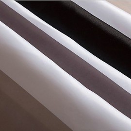 Shower Curtains Neoclassical Polyester Stripe Machine Made