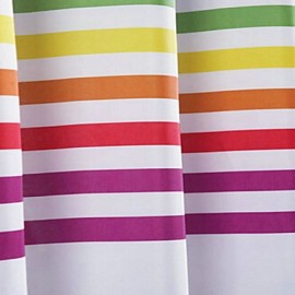 Shower Curtains Neoclassical Polyester Stripe Machine Made