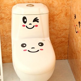 Bathroom Gadgets, 1pc Boutique Cartoon Stickers Toilet Accessories