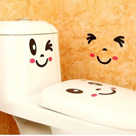 Bathroom Gadgets, 1pc Boutique Cartoon Stickers Toilet Accessories
