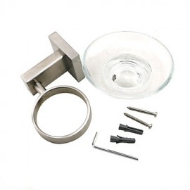 Soap Dishes, 1 pc Modern Contemporary Stainless Steel Soap Dishes & Holders Bathroom