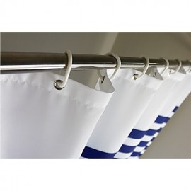 Shower Curtains Neoclassical Polyester Stripe Machine Made