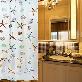 Shower Curtains, 1pc Shower Curtains Modern Polyester Bathroom