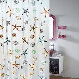 Shower Curtains, 1pc Shower Curtains Modern Polyester Bathroom
