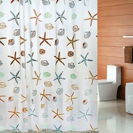 Shower Curtains, 1pc Shower Curtains Modern Polyester Bathroom