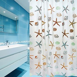 Shower Curtains, 1pc Shower Curtains Modern Polyester Bathroom