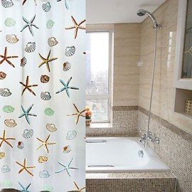 Shower Curtains, 1pc Shower Curtains Modern Polyester Bathroom