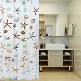 Shower Curtains, 1pc Shower Curtains Modern Polyester Bathroom