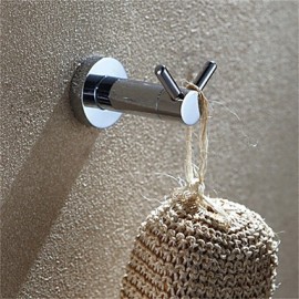 Towel Bars, 1 pc High Quality Contemporary Stainless Steel Robe Hook - Bathroom Wall Mounted
