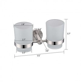 Towel Bars, 1 pc High Quality Stainless Steel Stainless Toothbrush Holder Bathroom