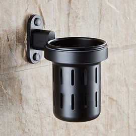 Toilet Brush Holder, 1 pc High Quality Aluminum Toilet Brush Holder Bathroom