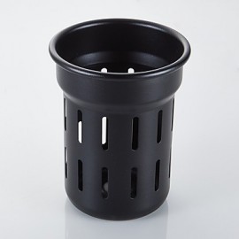 Toilet Brush Holder, 1 pc High Quality Aluminum Toilet Brush Holder Bathroom