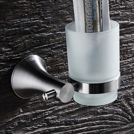 Toothbrush Holder, 1 pc Modern Stainless Steel Toothbrush Holder Bathroom