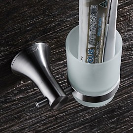 Toothbrush Holder, 1 pc Modern Stainless Steel Toothbrush Holder Bathroom