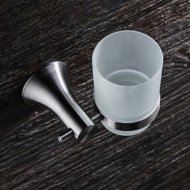 Toothbrush Holder, 1 pc Modern Stainless Steel Toothbrush Holder Bathroom