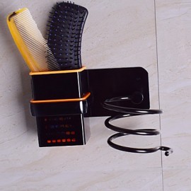 Toothbrush Holder, 1pc Multifunction Luxury Modern European Mixed Material Bathroom Shelf Wall Mounted