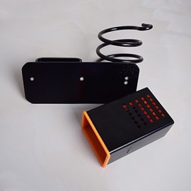 Toothbrush Holder, 1pc Multifunction Luxury Modern European Mixed Material Bathroom Shelf Wall Mounted